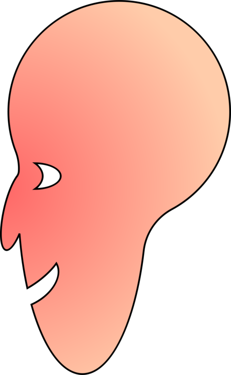 Nose Cheek Jaw Forehead Mouth - Cheek Clipart (462x750), Png Download