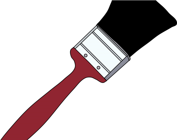 Paint Brush Clipart Wet - Paint Brush Png Transparent Png (640x480), Png Download