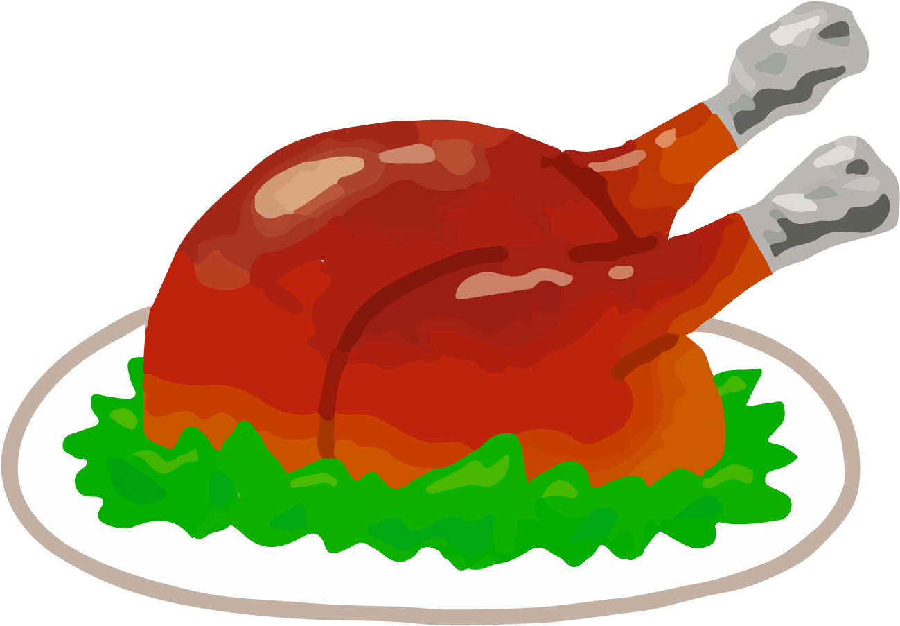 Svg Free Stock Barbecue Clipart Sign - Chicken As Food - Png Download (1848x1563), Png Download