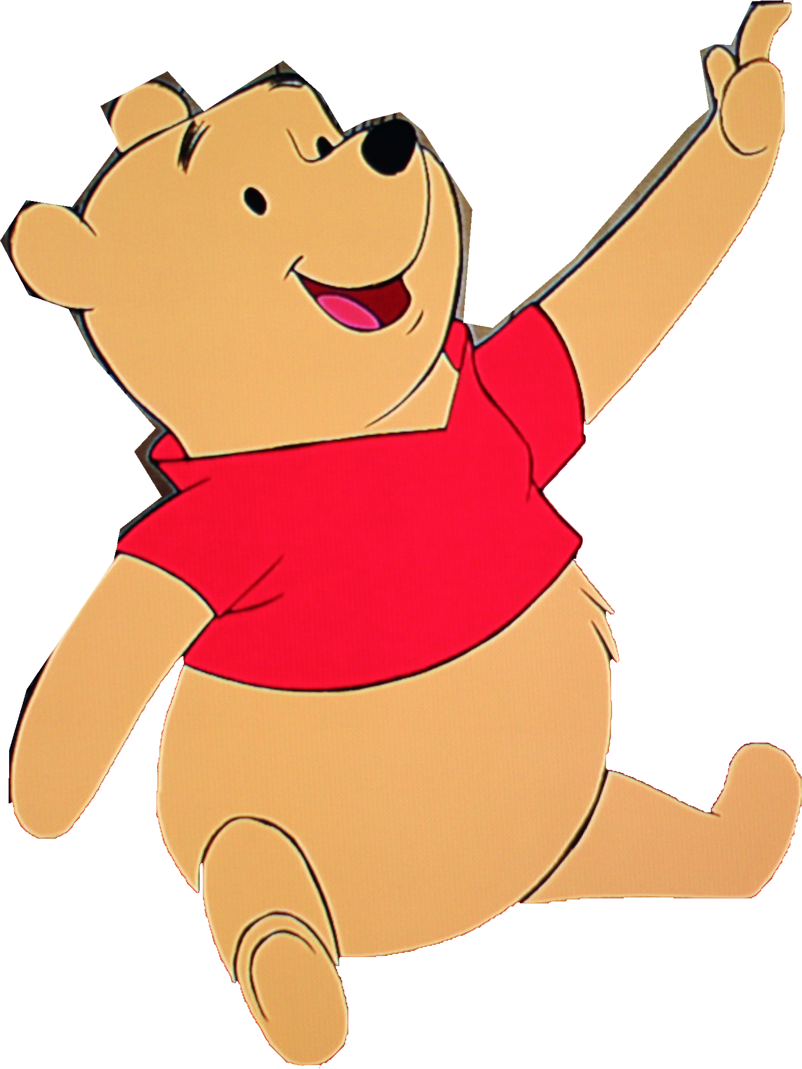 Winnie The Pooh - Cartoon Clipart (1587x2116), Png Download