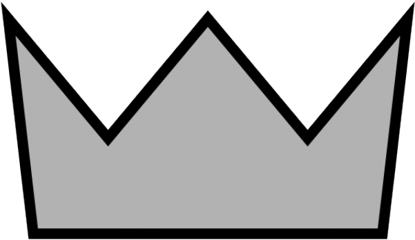 Silver Crown Transparent Free Clipart (600x576), Png Download