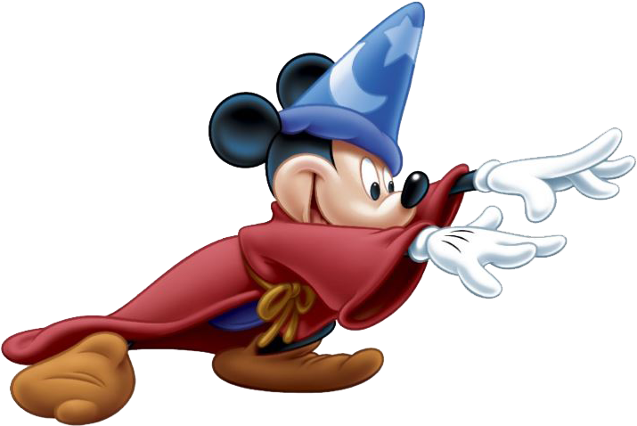 Sorcerer Clipart Spell - Sorcerer Mickey Clip Art - Png Download - Full