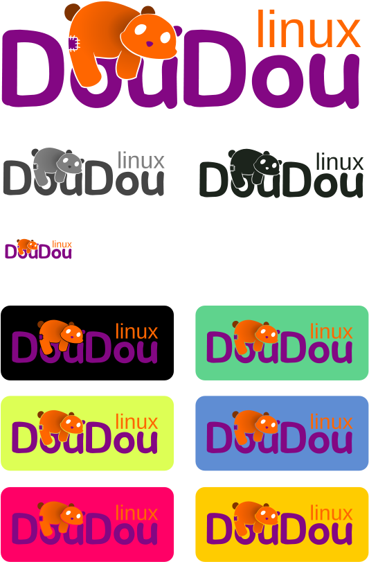 How To Set Use Doudou Linux Contest Logo Set Clipart - Png Download (636x900), Png Download
