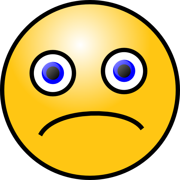 Frown Clipart - Png Download (600x600), Png Download