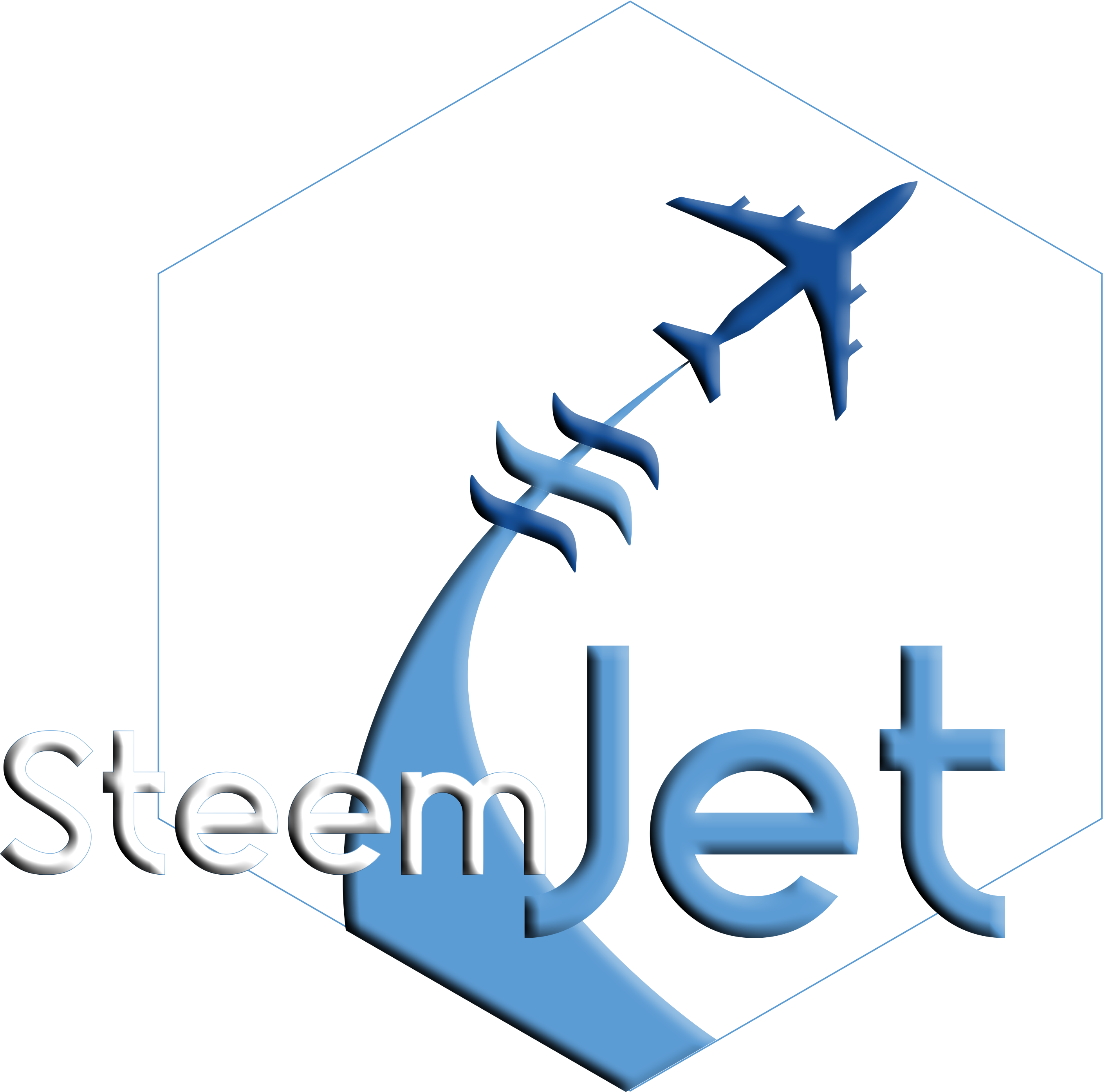 My Entry For Steemjet Logo Contest - Airplane Silhouette Clipart (2817x2789), Png Download