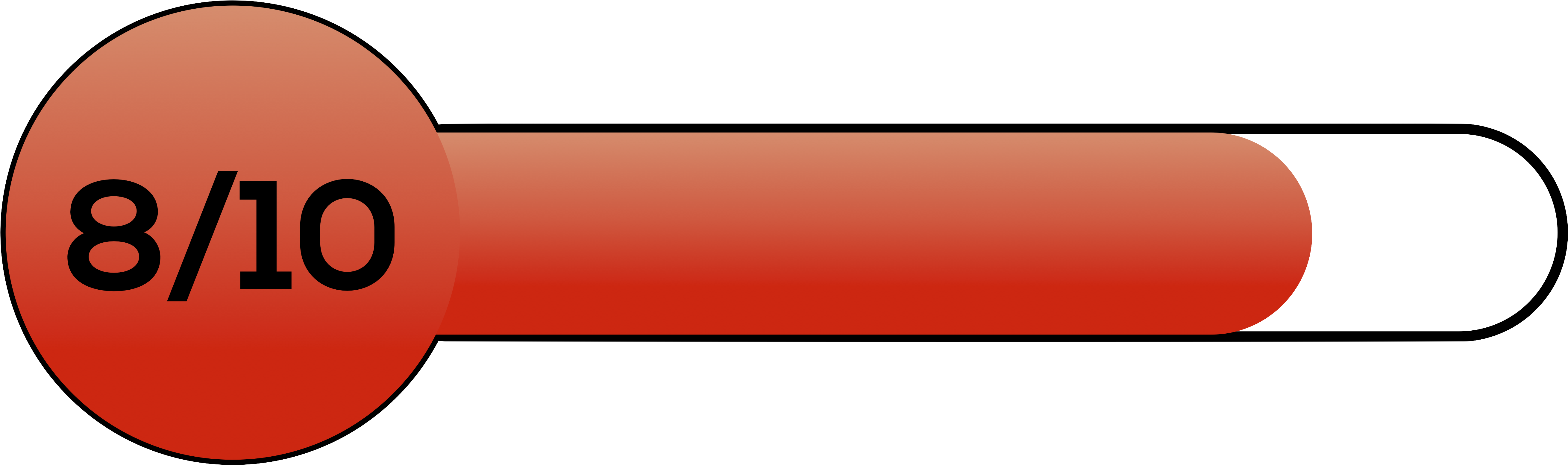 8/10 - Roll Products 140525 Label,green,3/4 Clipart (5255x1576), Png Download