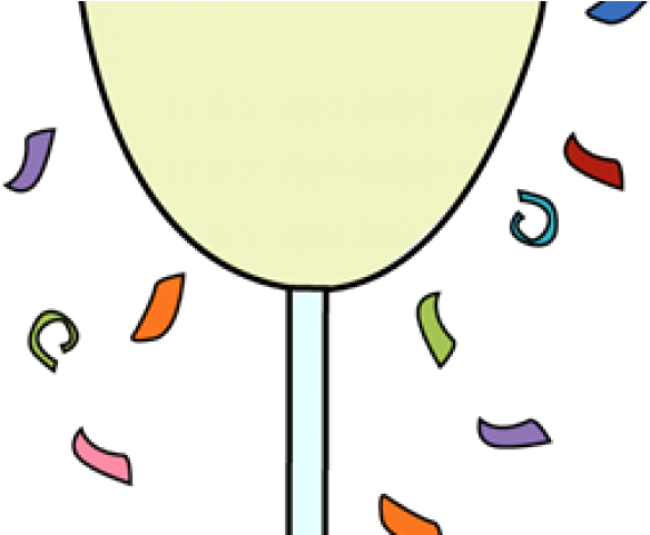 Champagne Clipart Cute - New Year - Png Download (640x480), Png Download