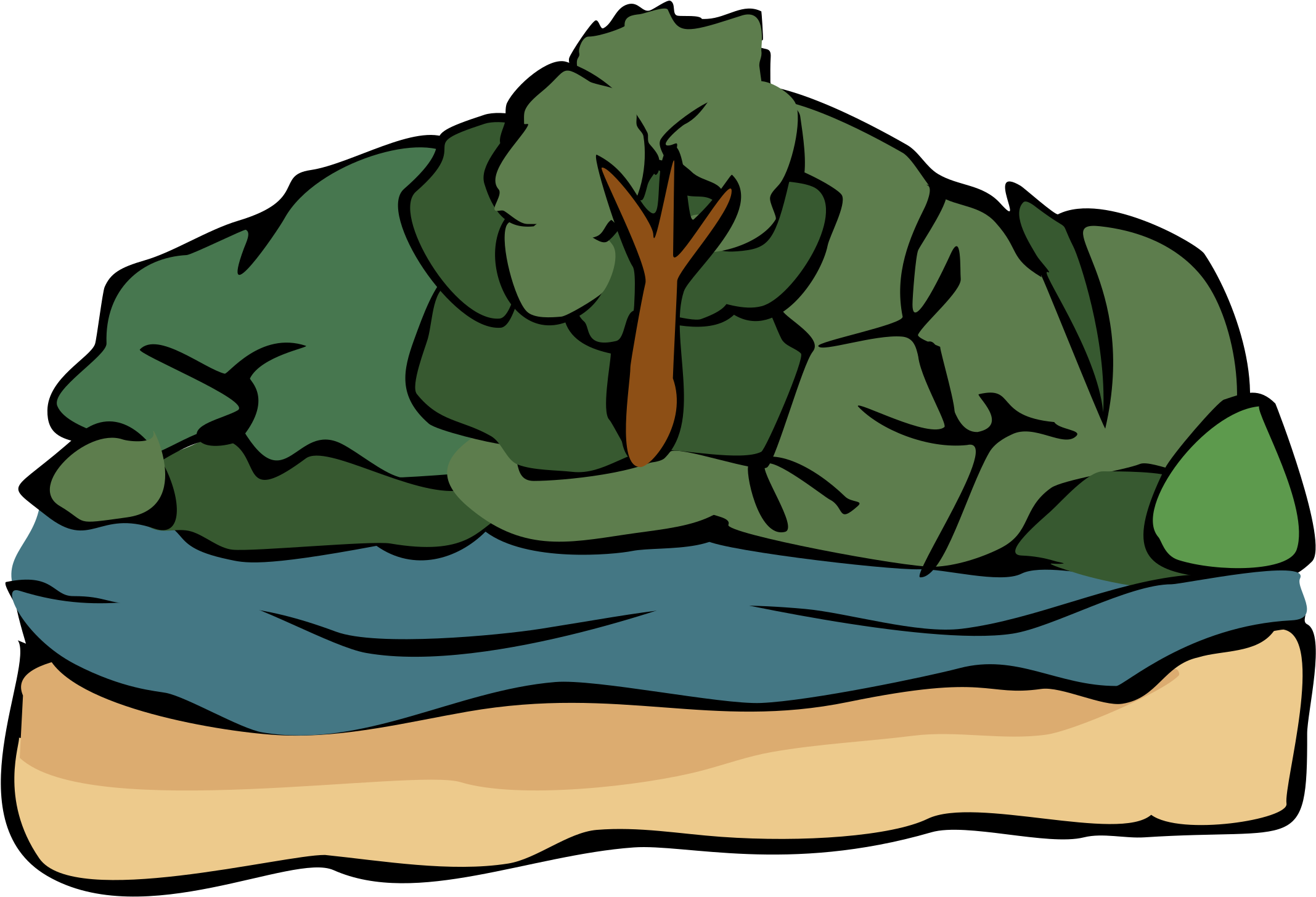 Download Clipart River View Clip Art Png Download (780074