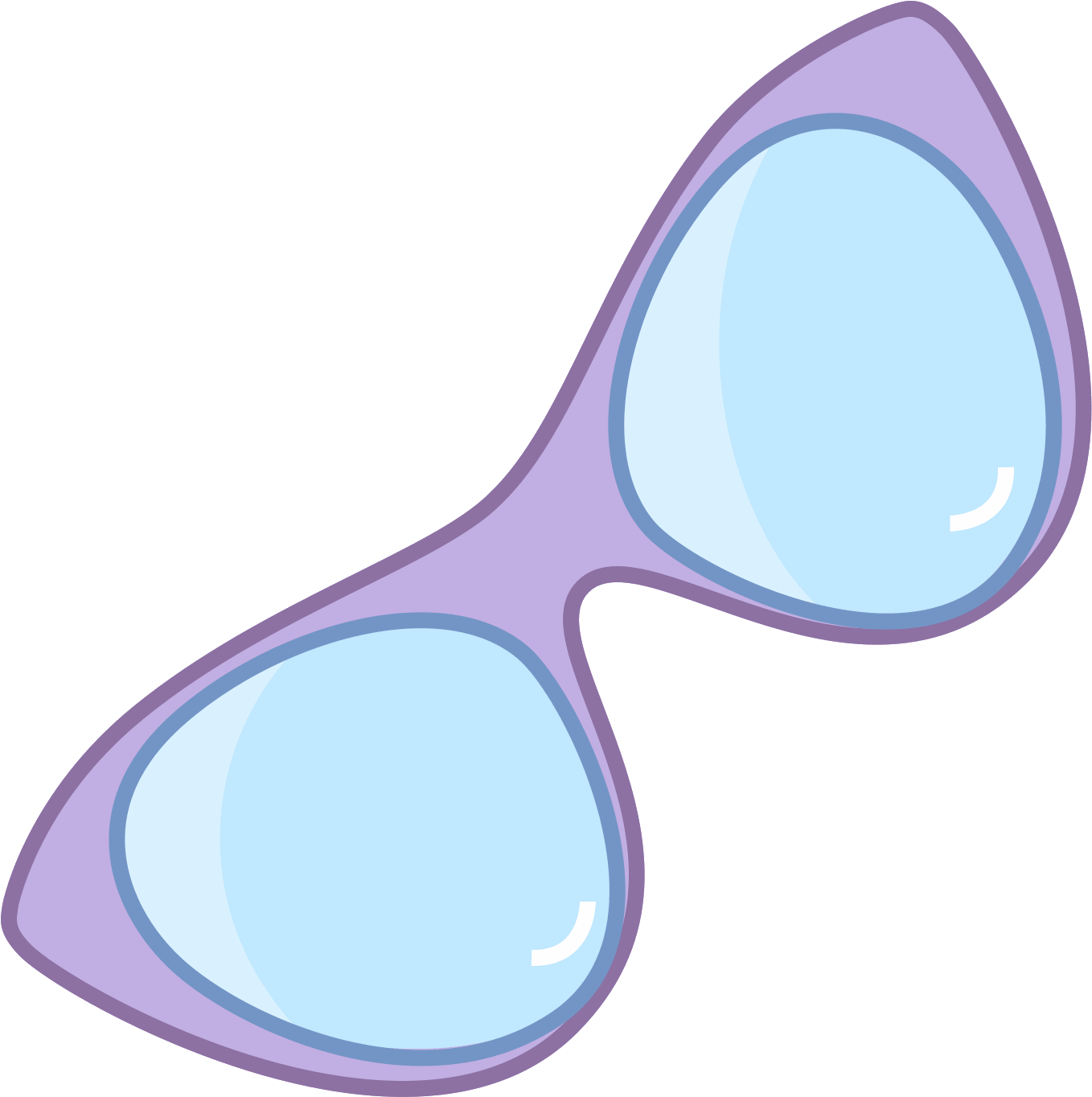 Sunglass Clipart Small - Glasses - Png Download (1600x1600), Png Download