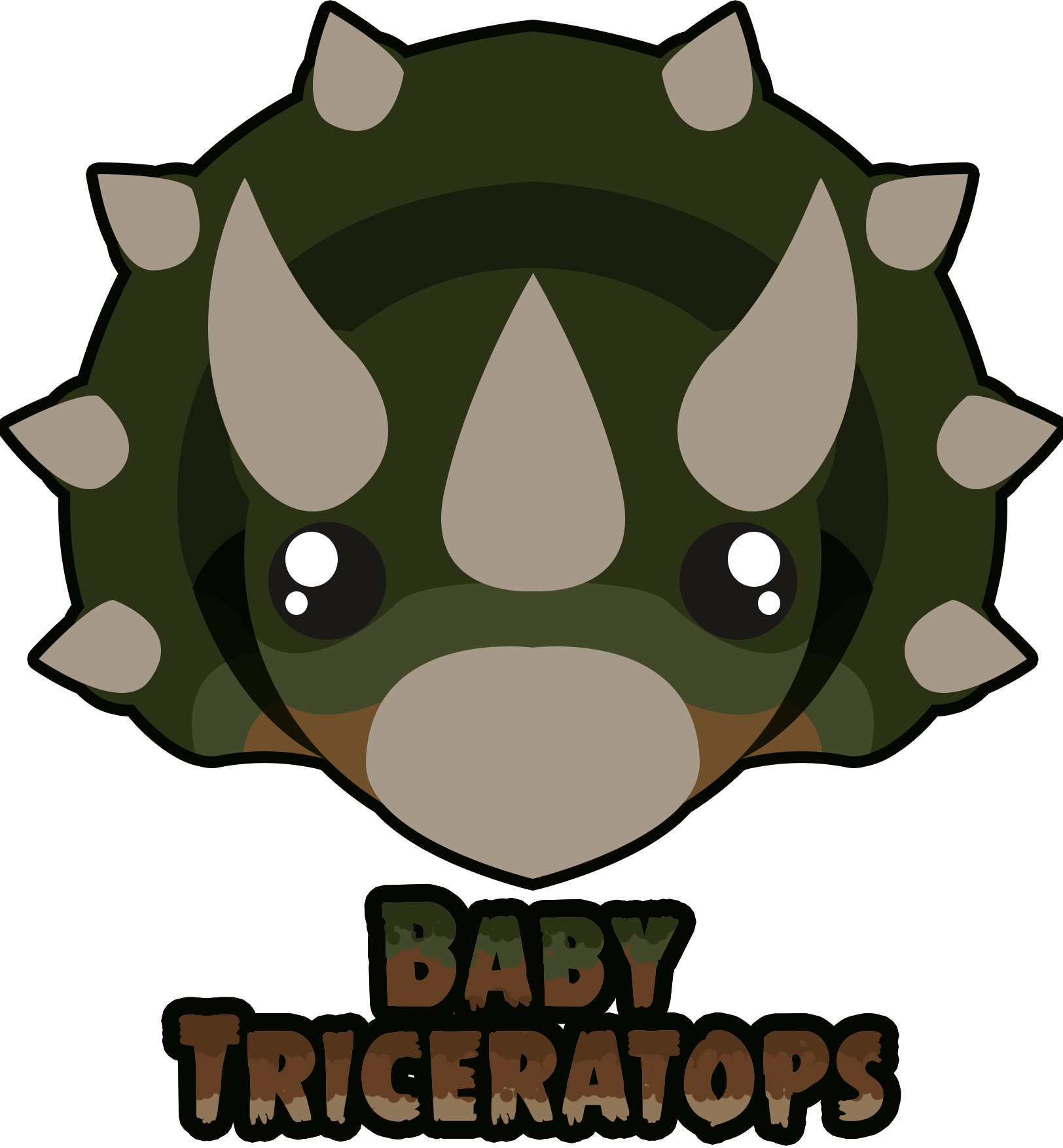 Fist Clipart Ally - Triceratops - Png Download (1624x1753), Png Download