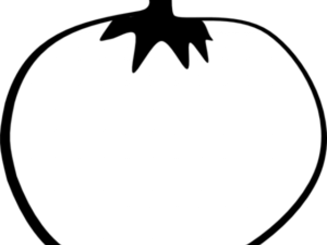 Tomato Clipart Vegetablesblack - Circle - Png Download (640x480), Png Download