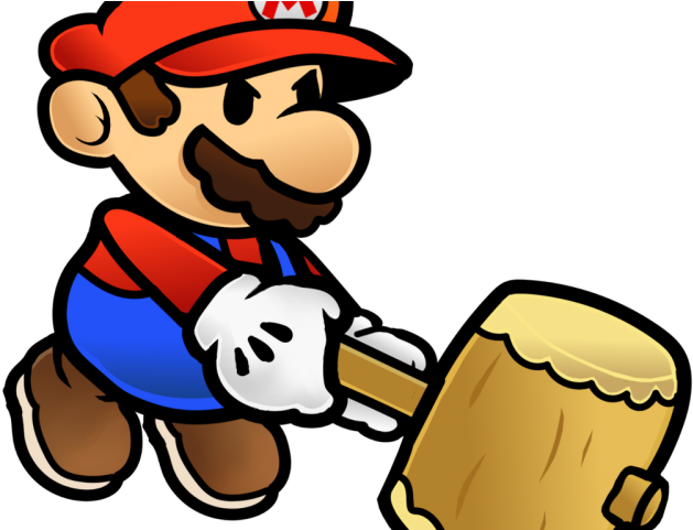 Super Mario Clipart Fist - Paper Mario Sticker Star Mario - Png Download (640x480), Png Download