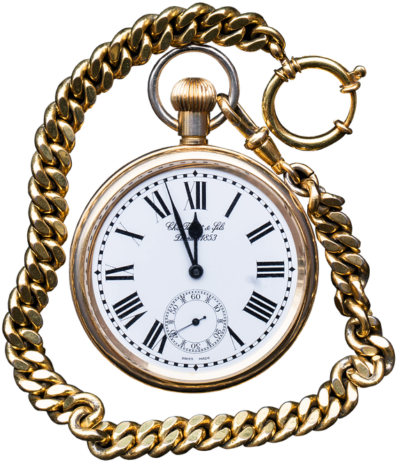 Supply Online Shop - Poster Of Valuable Gold Pointer Clock Pocket Watch Clipart (610x640), Png Download