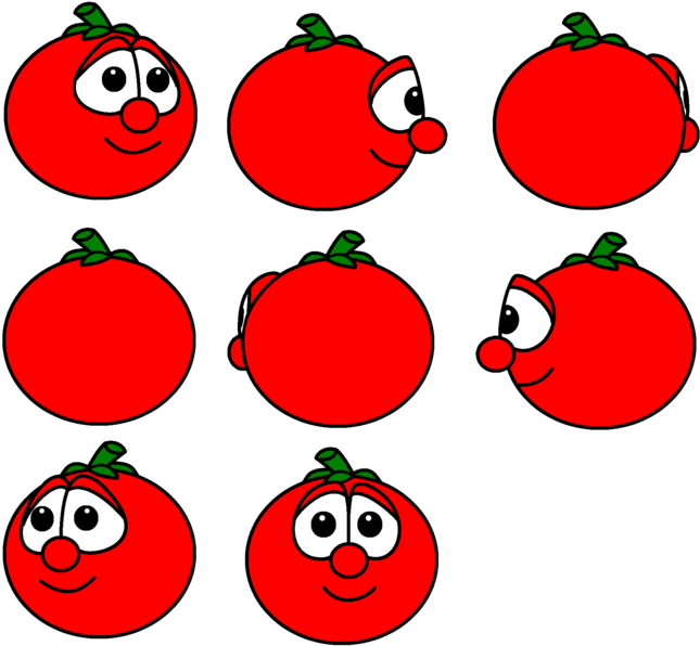 Tomato Clipart Bob - Veggietales Bob The Tomato - Png Download (900x675), Png Download