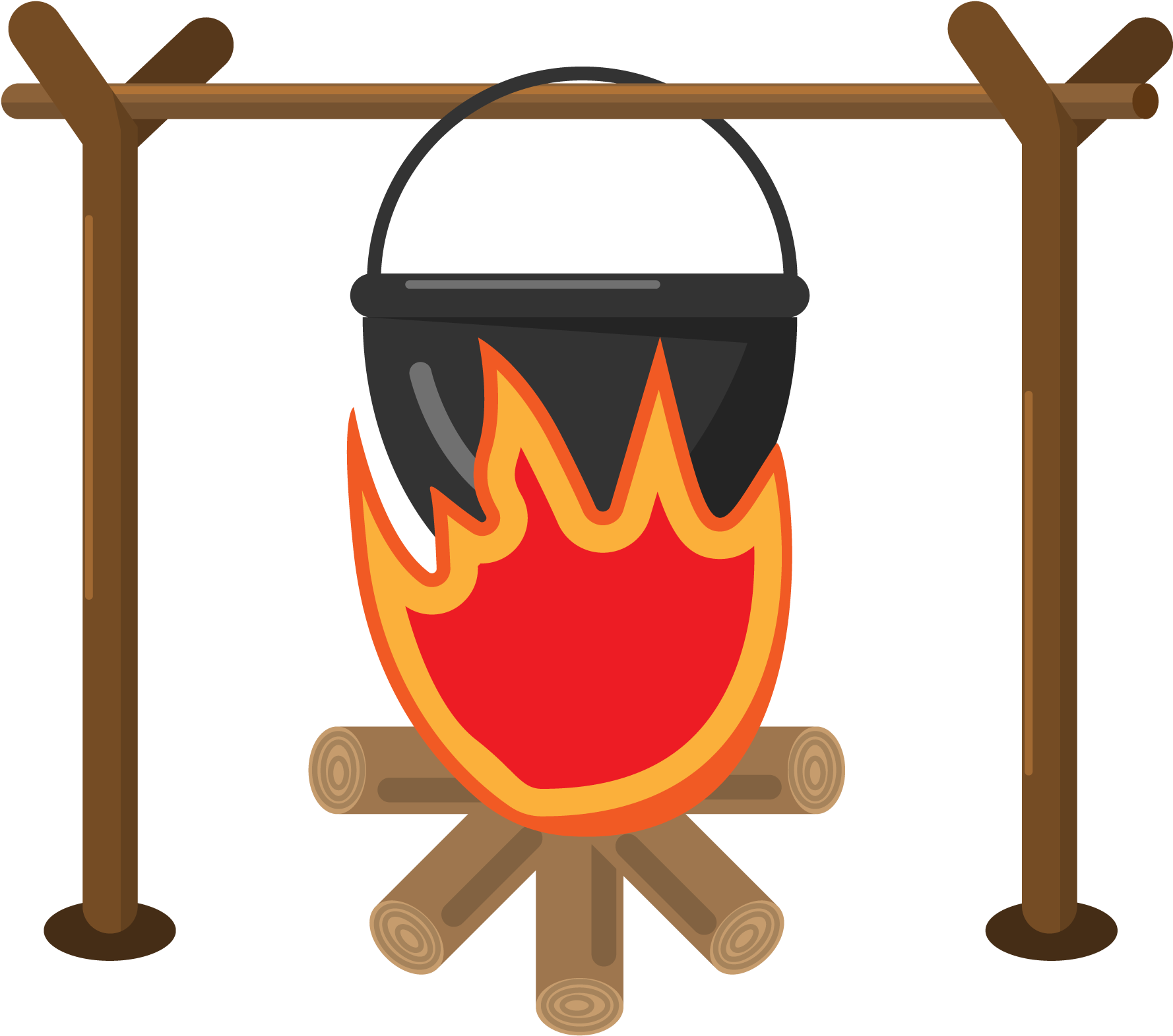 Clip Stock Drawing Cartoon Field With Pot Transprent - Coccion Dibujos - Png Download (2084x2084), Png Download