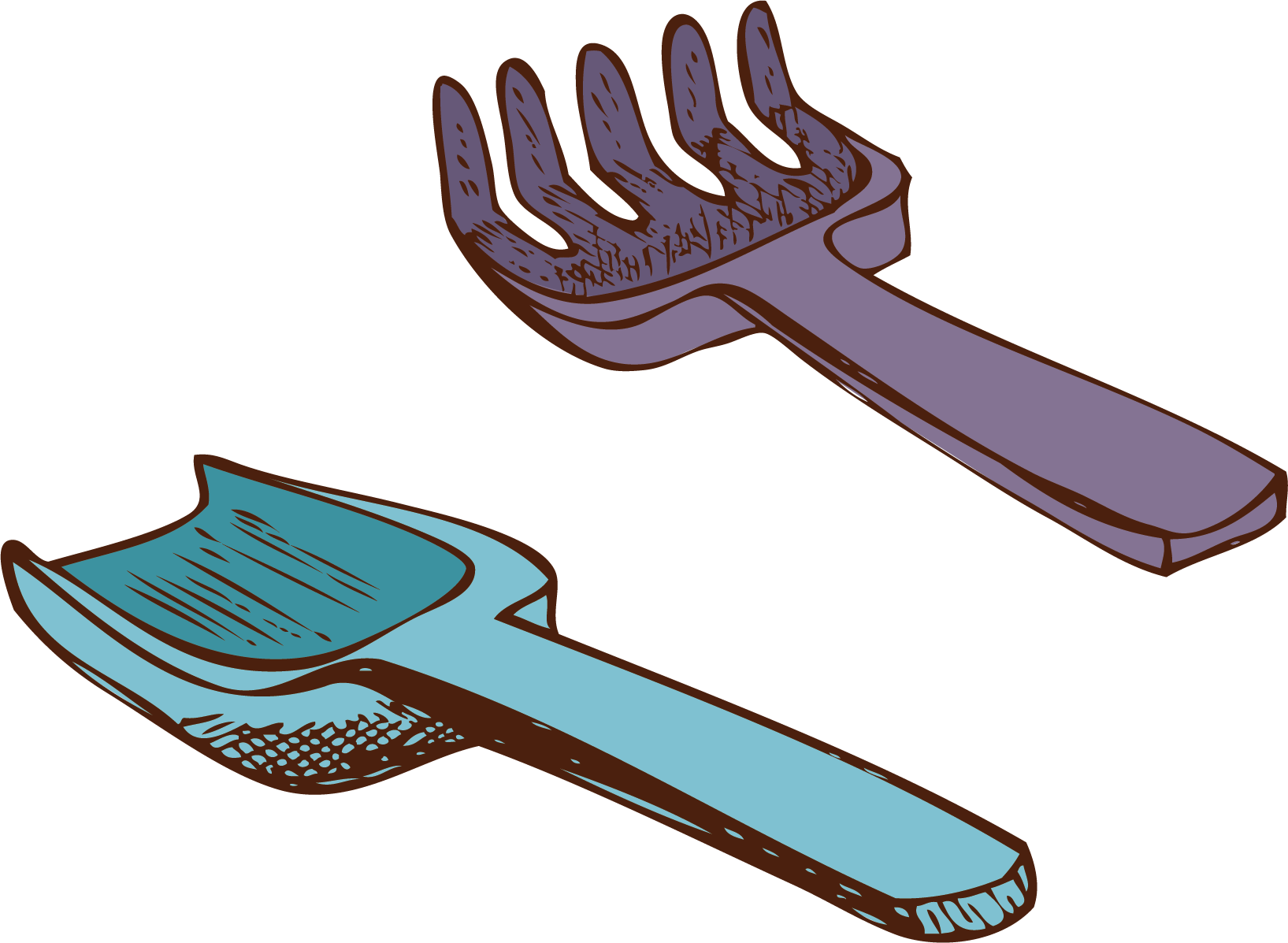 Shovel Clipart Fork - Png Download (1635x1197), Png Download