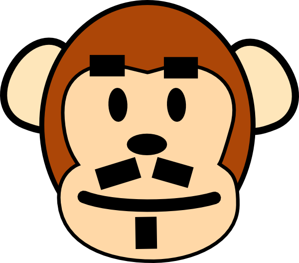 Monkey Clipart Daddy - Bonek Viking K Conk - Png Download (600x527), Png Download