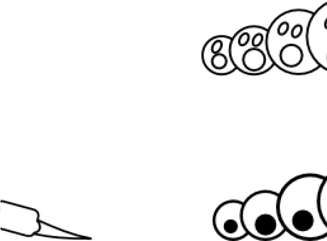 Worm Clipart Black And White - Clip Art - Png Download (640x480), Png Download