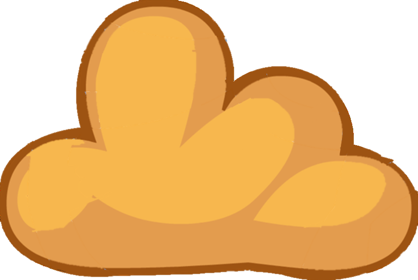 Fully Orange Cloudy - Wiki Clipart (846x567), Png Download