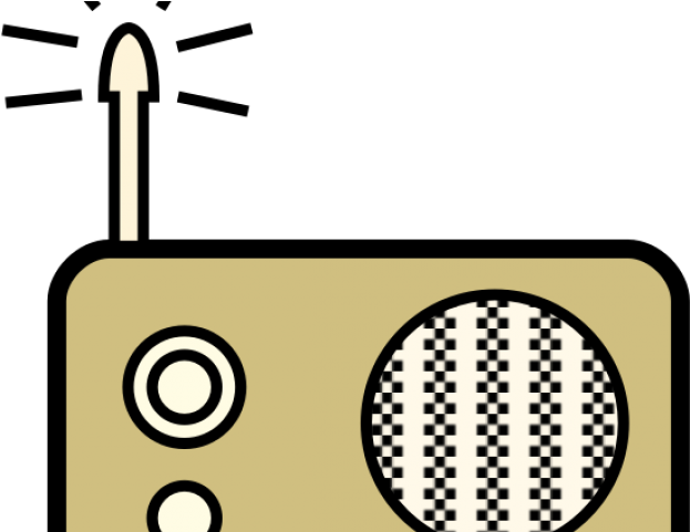 Original - Radio Cartoon Transparent Clipart (640x480), Png Download