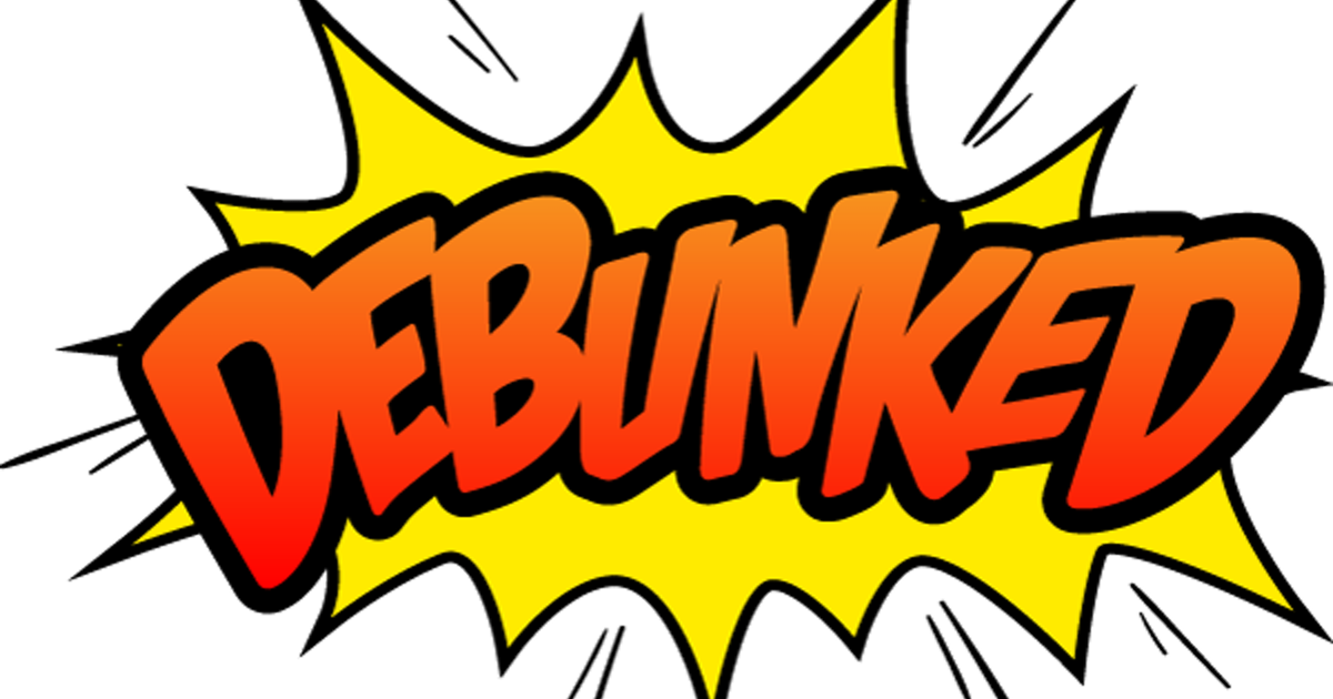 Four Major Plumbing Myths Debunked - Debunked Clipart (1200x630), Png Download