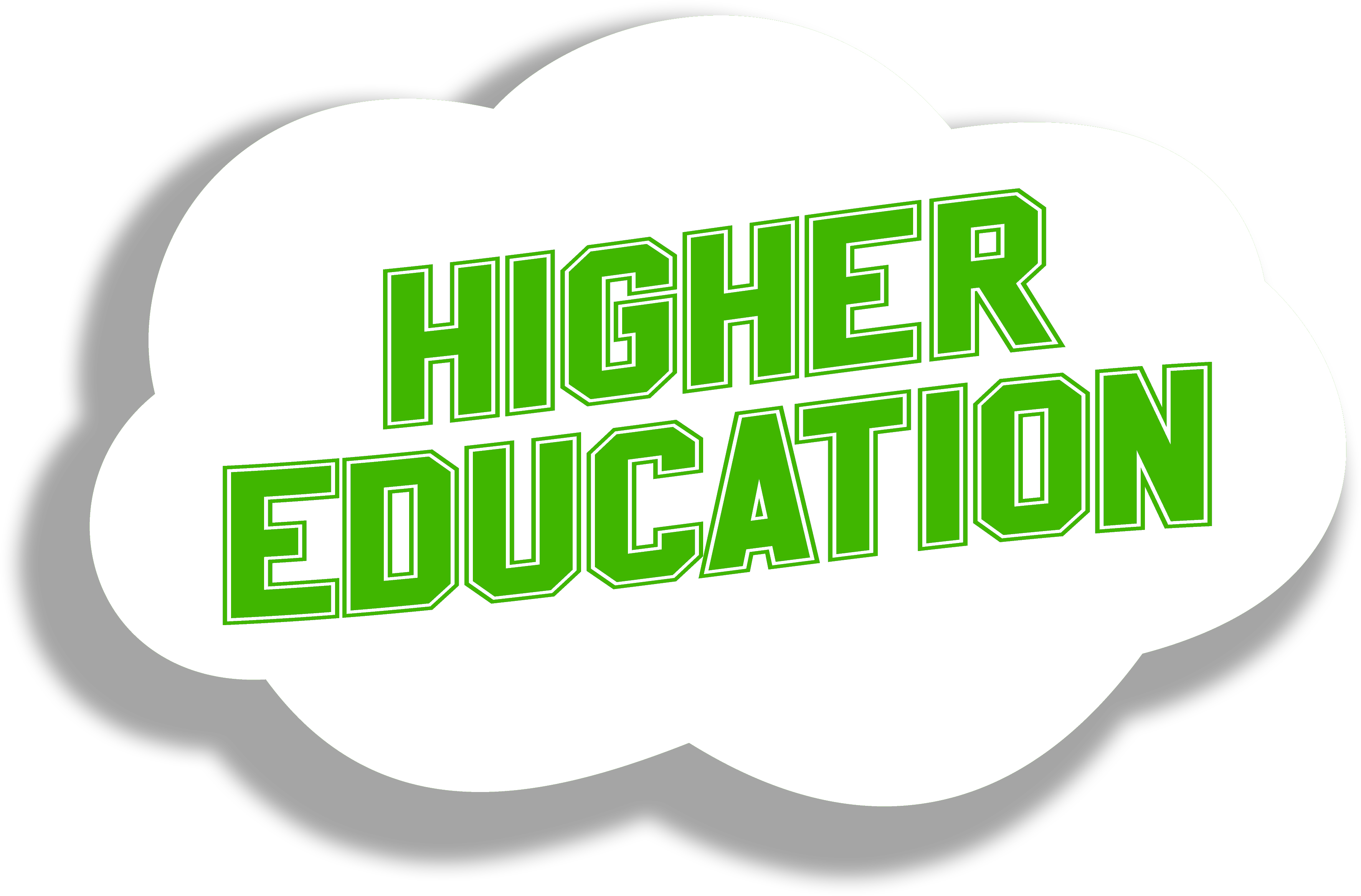Higher Education Smoke Shop - Logo Clipart (4167x2451), Png Download