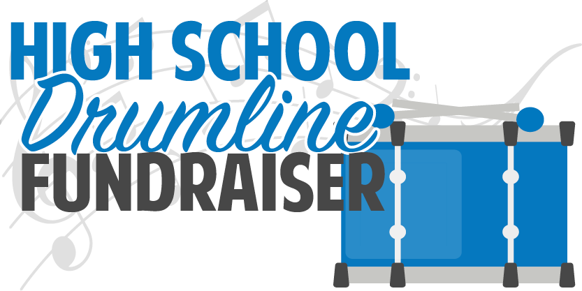 High School Drum Line Fundraiser - Banner Clipart (833x417), Png Download