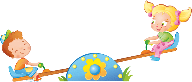Children At The Park - Parco Giochi Illustrazione Png Clipart (700x700), Png Download
