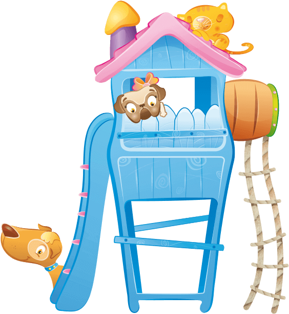 Small Wooden House - Cartoon Clipart (700x700), Png Download