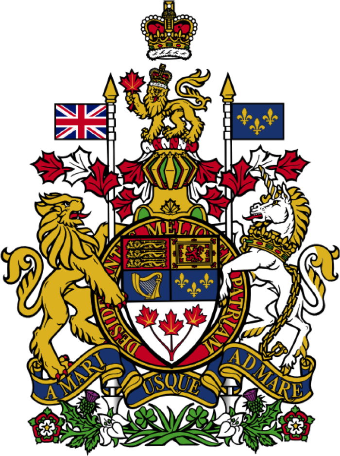 Canadian Coat Of Arms Clipart (743x937), Png Download