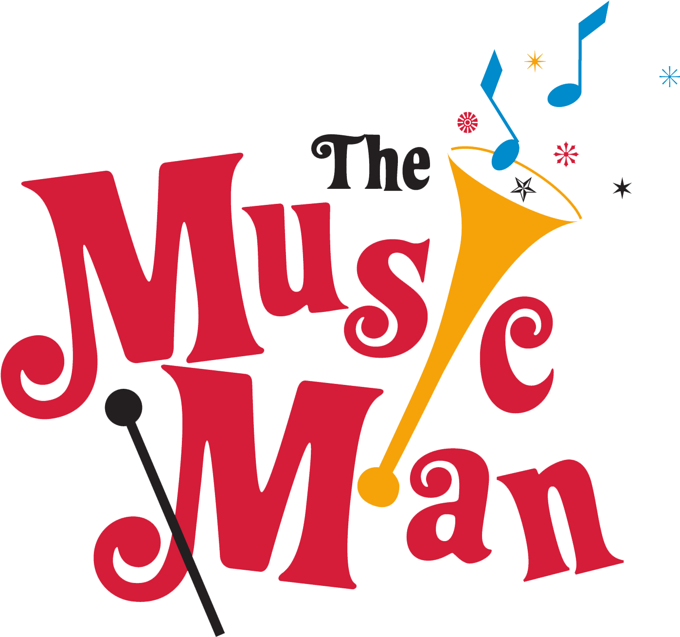 The Music Man Lake County Broadway Theatre Clip Art - Music Man - Png Download (1485x1371), Png Download