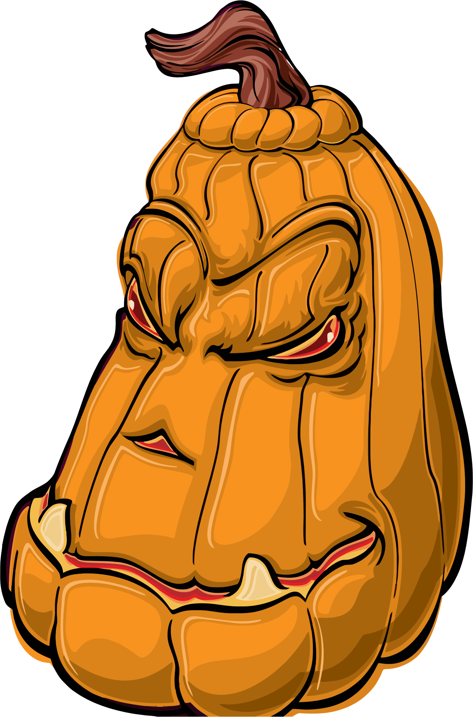 Big Image - Pumpkin - Halloween Unisex T-shirts Clipart (1508x2282), Png Download