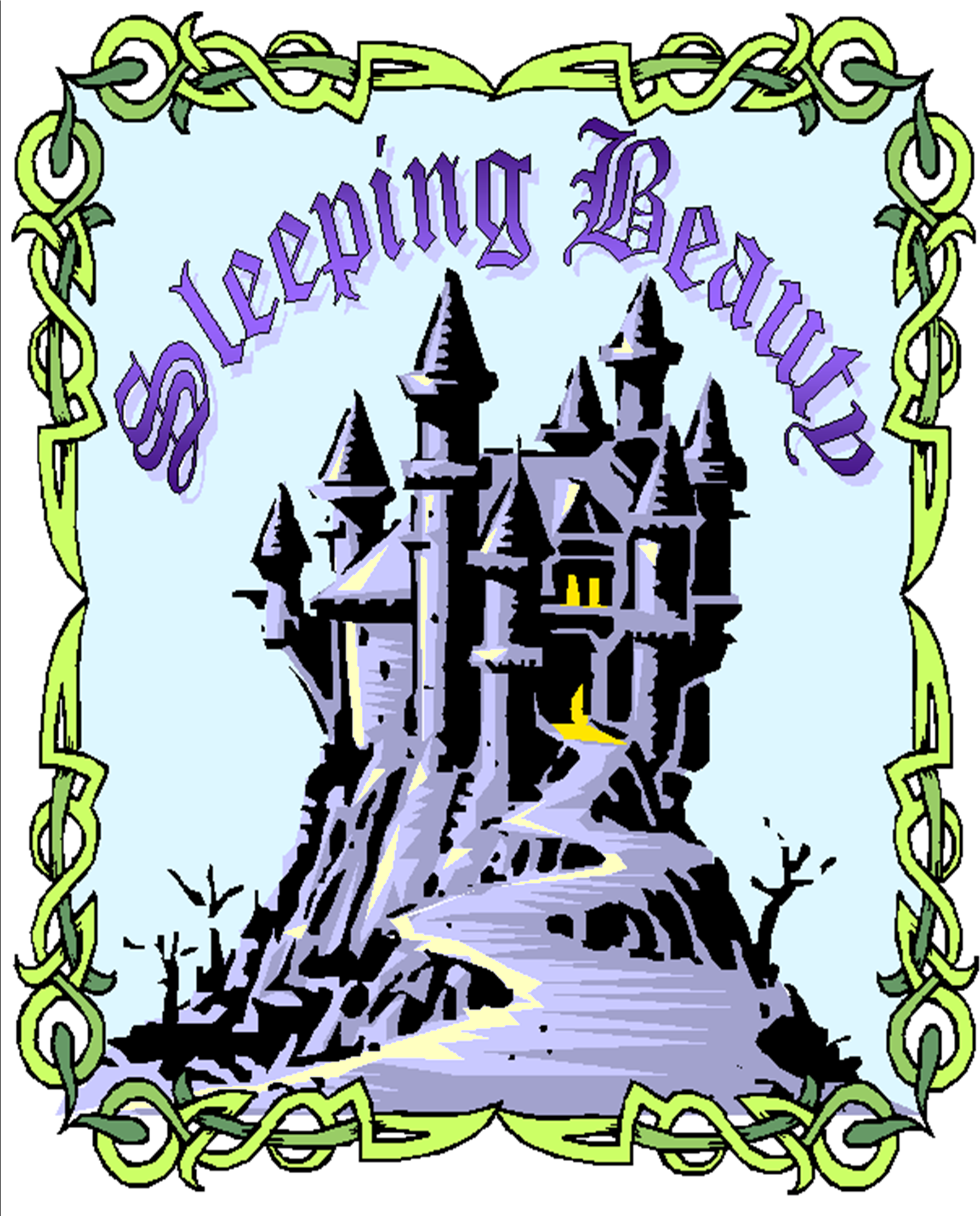 Sleeping Beauty Clipart Panto - Sleeping Beauty - Png Download (2173x2645), Png Download