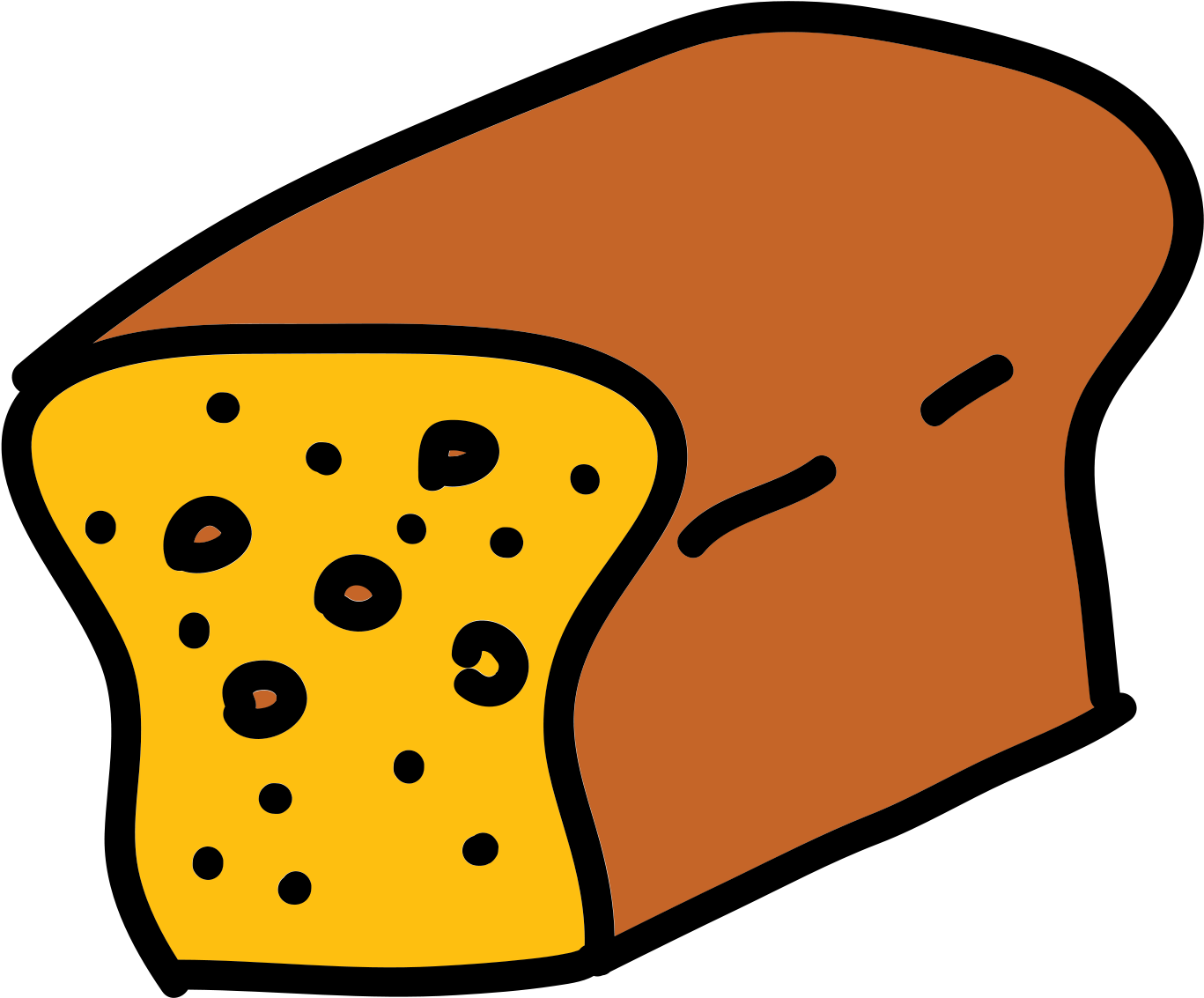 Bread Loaf Icon - Bread Clipart (1600x1600), Png Download