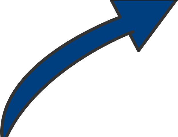 Curved Arrow Clipart - Clip Art - Png Download (640x480), Png Download