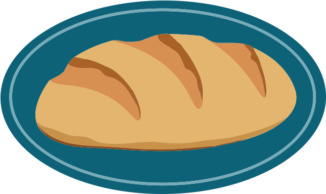 Bank Gerld Friedman - Bread Free Vector Png Clipart (1200x628), Png Download