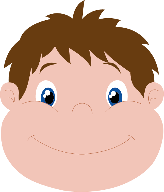Happy Kid - Cartoons Eating Food Clipart (575x672), Png Download
