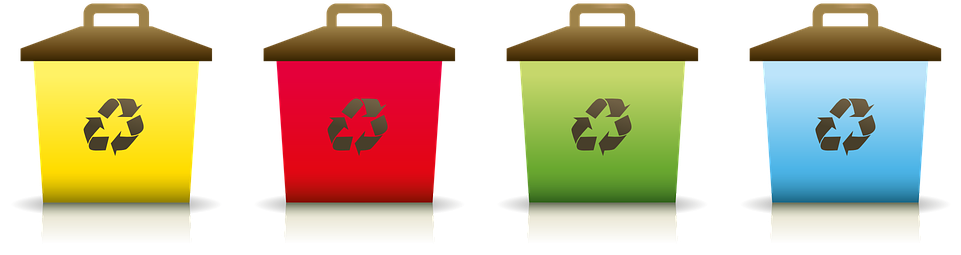 Garbage Clipart Industrial Waste - Descarte Correto De Lixo - Png Download (960x480), Png Download
