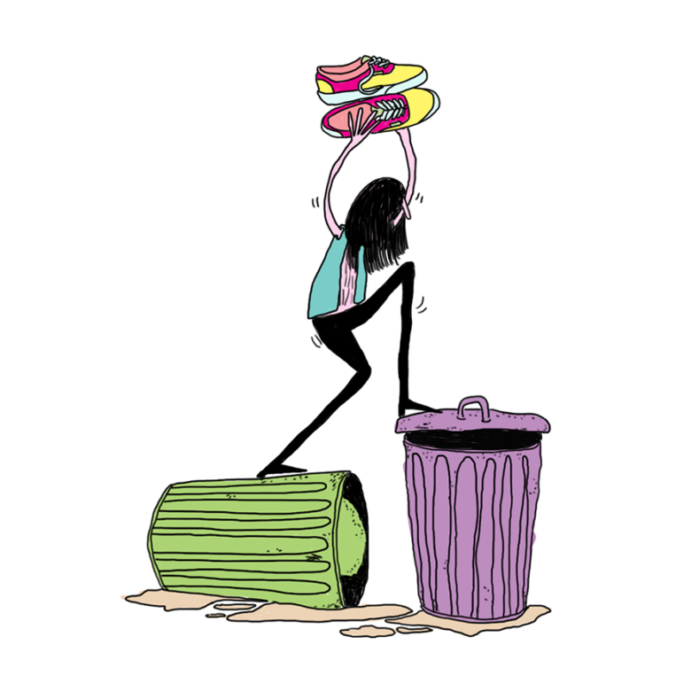 We Created A Trash-sourced Initiative Program That - Illustration Clipart (1050x788), Png Download