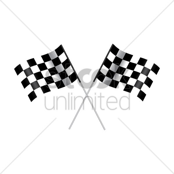 Download Red And Yellow Race Flag Clipart Racing Flags - Half White Half Black Flag - Png Download (600x600), Png Download