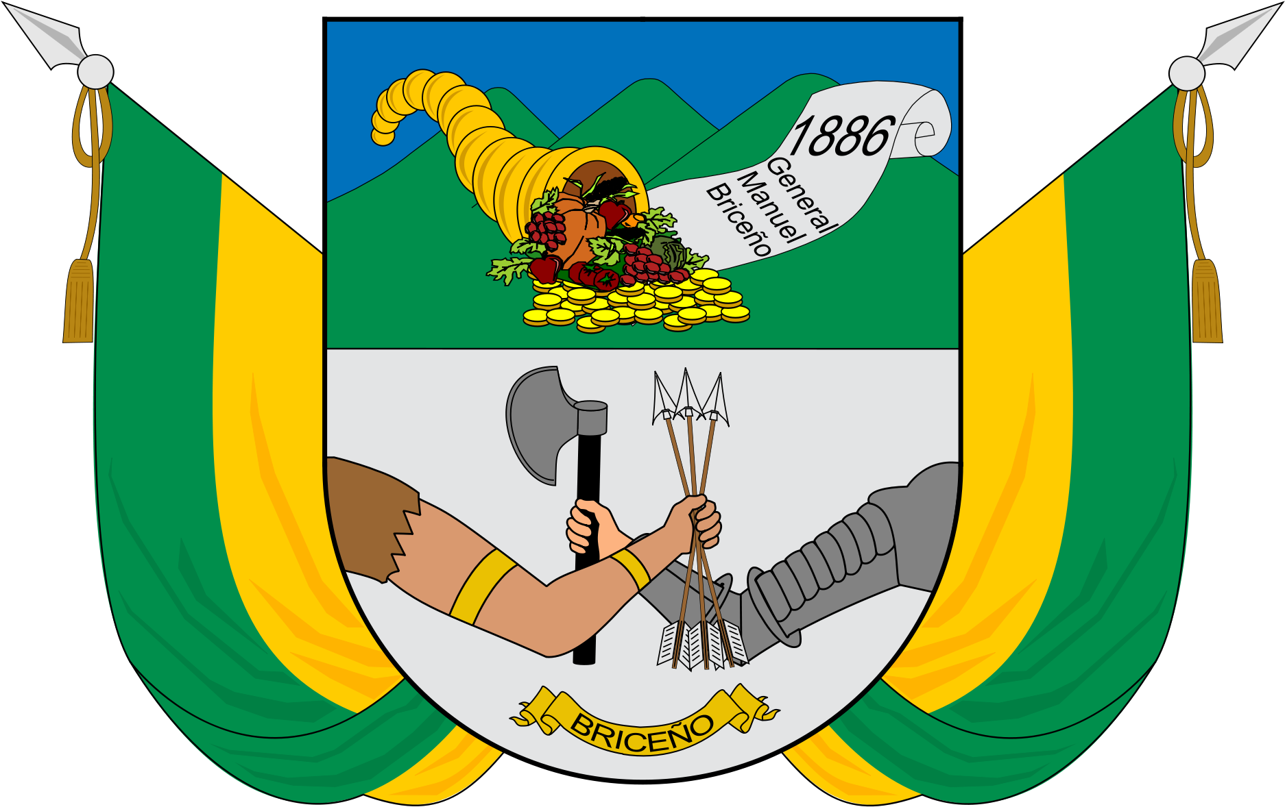 Cornucopia Clipart Svg - Cartoon - Png Download (2000x1187), Png Download