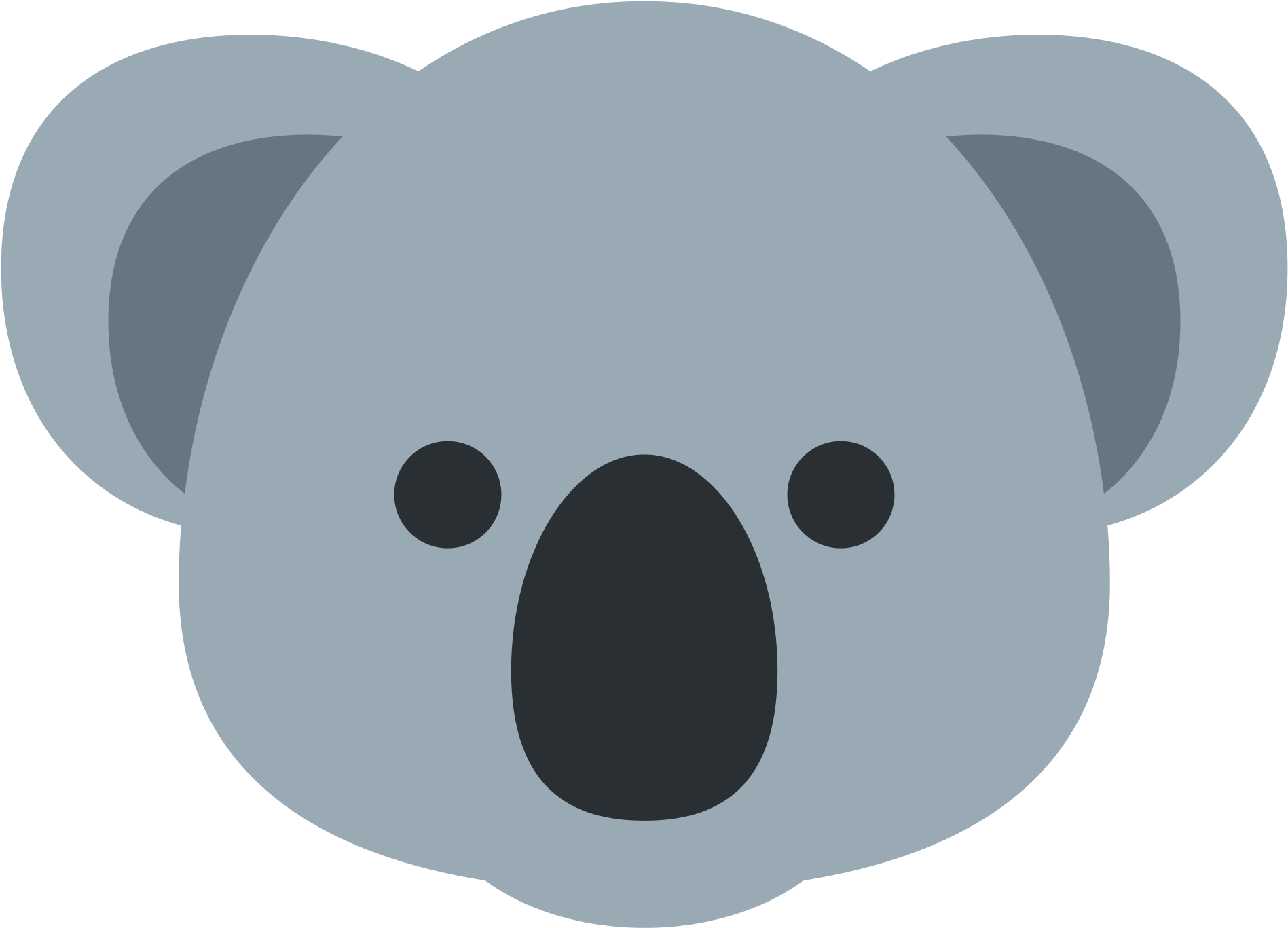 File Twemoji F Svg Wikimedia Commons Open - Koala Icon Png Clipart (2000x2000), Png Download