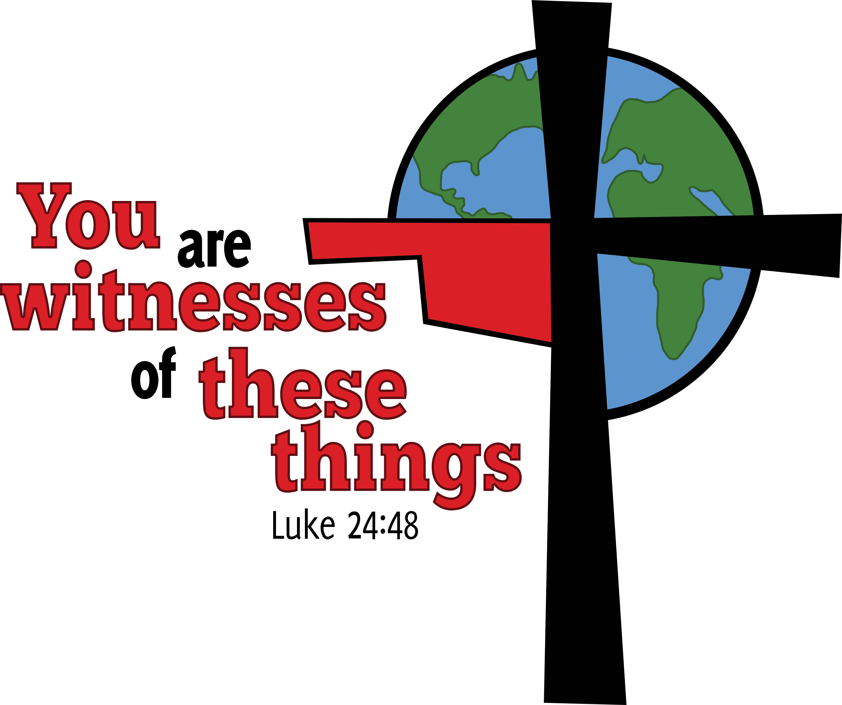 Board Of Directors - Luke 24 You Are Witnesses Of These Things Clipart (2889x2417), Png Download
