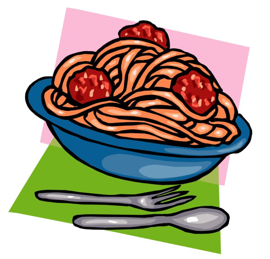 Spaghetti Dinner And Auction - Clip Art - Png Download (870x833), Png Download