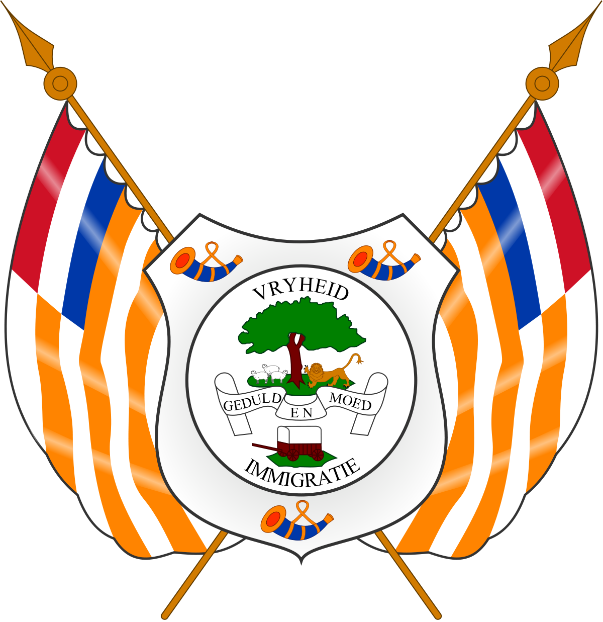 Orange Free State Clipart (1200x1237), Png Download