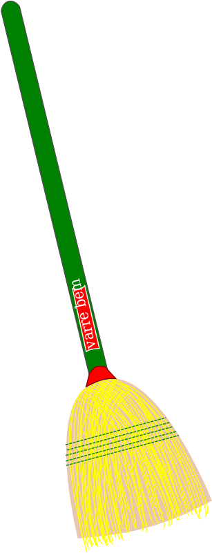 Clipart - Vassoura - Broom Png Clipart Transparent Png (800x800), Png Download