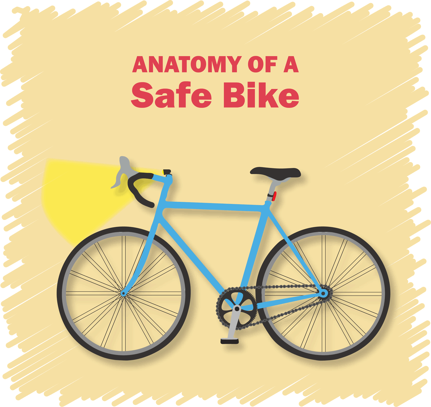 1 - Safe Bicycle Clipart (1500x1416), Png Download