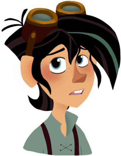 Genie, Cinnamon Rolls, Rapunzel, Tangled, Fan Art, - Goten Clipart (540x595), Png Download