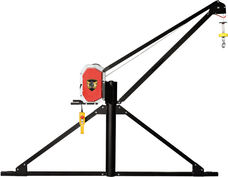 506 - Construction Mini Crane Clipart (800x591), Png Download