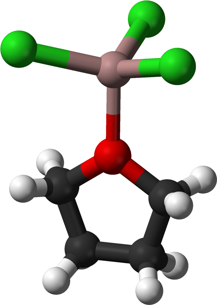 Gacl3 Thf From Xtal 3d Balls - Illustration Clipart (812x1100), Png Download